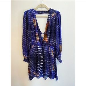 Parker silk printed dress